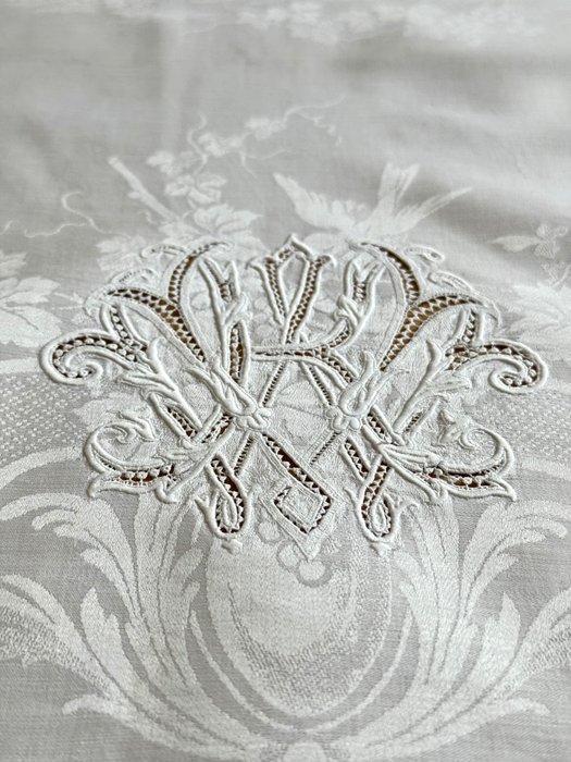 Tafelservies (5) - 5 oude servetten uit de Napoléon, Antiek en Kunst, Antiek | Kleden en Textiel