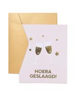 HEMA Kaart XL geslaagd, Verzamelen, Geboortekaartjes en Visitekaartjes, Verzenden