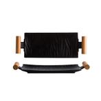 Zwart Langwerpig Sushi Bord - Met Handvatten - Servies Schaa, Verzenden, Nieuw
