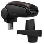 Armsteun-Renault Clio IV-X98-kunstleer-zwart+rood stiksel, Verzenden, Nieuw