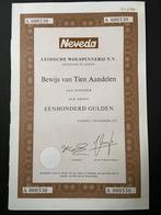 aandelen Leidsche Wolspinnerij, 1972 Leiden, merk NEVADA, Ophalen of Verzenden, 1970 tot heden, Aandeel