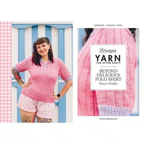 YARN - The After Party 194 Beyond Delicious Polo Shirt, Hobby en Vrije tijd, Breien en Haken, Nieuw, Verzenden
