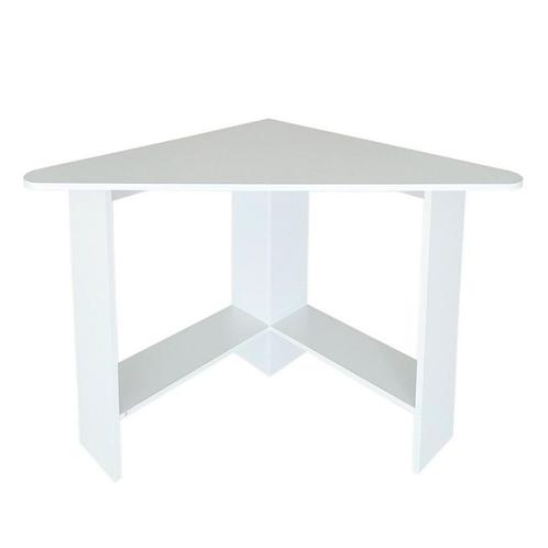 Wit hoekbureau met planken - 102x74 cm - gelamineerd spaa..., Huis en Inrichting, Bureaus, Nieuw, Ophalen of Verzenden
