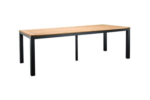 Suns Monte Vari tuintafel 240 cm teak tafelblad |, Tuin en Terras, Tuinsets en Loungesets, Ophalen of Verzenden