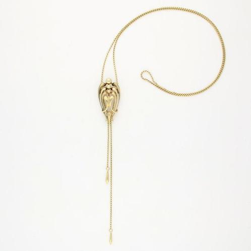 Halsketting - 14 karaat Geel goud, Sieraden, Tassen en Uiterlijk, Kettingen