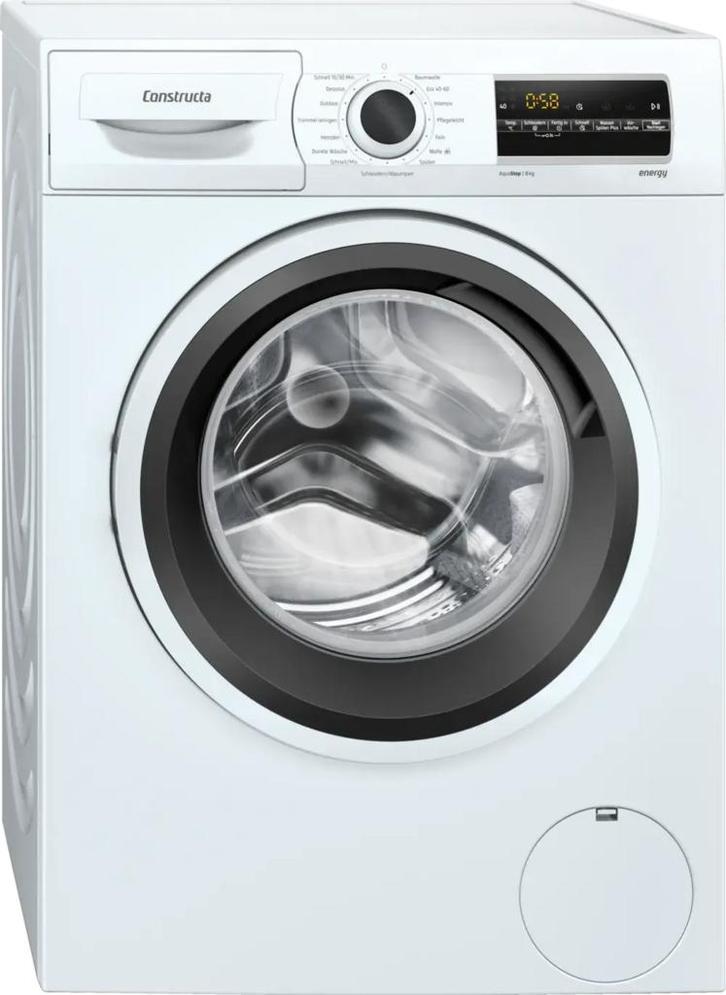 Constructa CWF14N25 - Wasmachine - 8 kg - 1400 tpm -, Witgoed en Apparatuur, Wasmachines, Zo goed als nieuw, Voorlader, 85 tot 90 cm