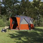 vidaXL Huisje Tent met dak Grijs en Oranje 425 x 396 x 222, Verzenden, Nieuw