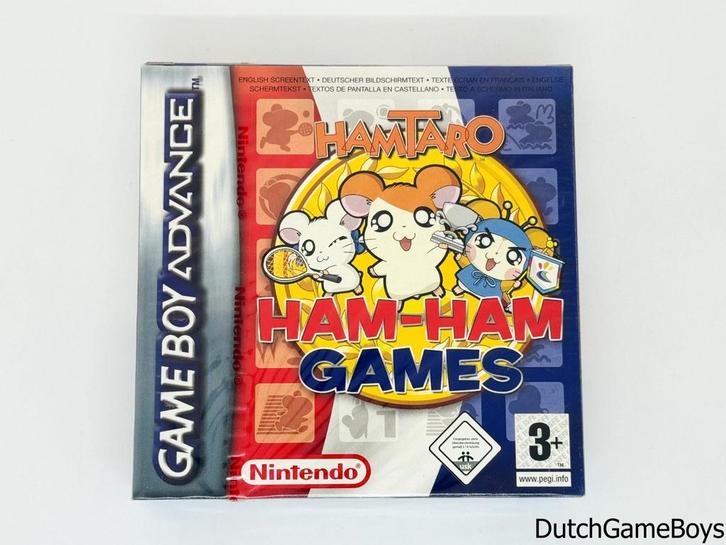 Gameboy Advance / GBA - Hamtaro - Ham-Ham Games - NEU6 - New, Spelcomputers en Games, Games | Nintendo Game Boy, Gebruikt, Verzenden