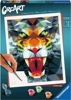 Creart - Polygon Tiger | Ravensburger - Hobby Artikelen, Hobby en Vrije tijd, Schilderen, Nieuw, Verzenden