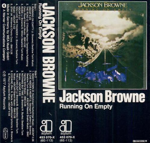 Cassette - Jackson Browne - Running On Empty, Cd's en Dvd's, Cassettebandjes, Verzenden