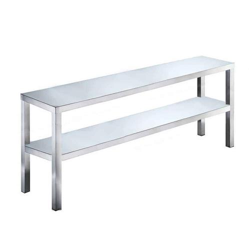 HCB Dubbele etagère brug - 200 x 35 x 70 cm - RVS, Zakelijke goederen, Horeca | Keukenapparatuur, Nieuw in verpakking, RVS Meubilair