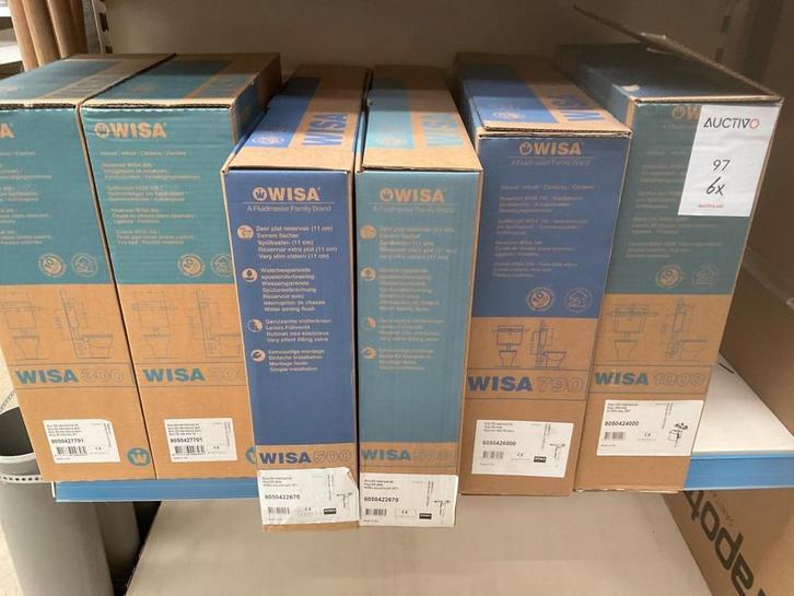 Online veiling: WISA, 300/500/790/1000, Inbouwreservoirs (6, Doe-het-zelf en Verbouw, Sanitair, Nieuw