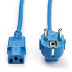 C13 kabel | ACT | 1.2 meter (Haaks, Blauw), Verzenden, Nieuw