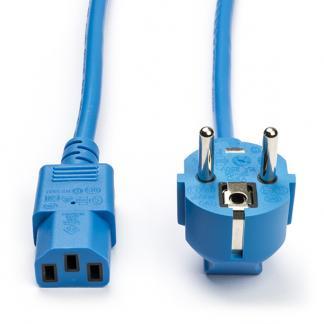 C13 kabel | ACT | 1.2 meter (Haaks, Blauw), Computers en Software, Pc- en Netwerkkabels, Nieuw, Verzenden