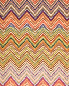 Viscose Zig Zag Multicolor, Hobby en Vrije tijd, Stoffen en Lappen, Overige kleuren, Nieuw
