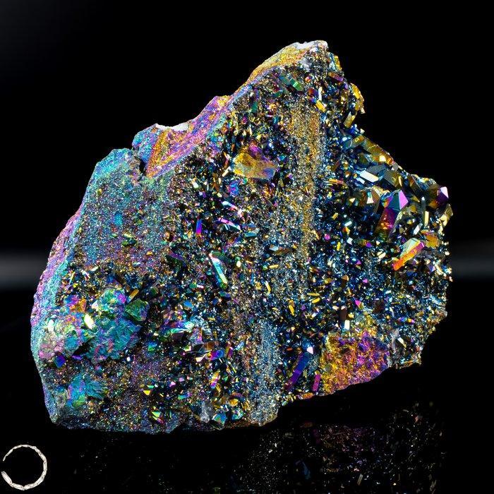 Minder zeldzaam, prachtige Aura-Amethyst Cluster Geode-, Verzamelen, Mineralen en Fossielen