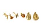 Hanger - 18 karaat Geel goud - 6 charme verzameling, Sieraden, Tassen en Uiterlijk, Antieke sieraden