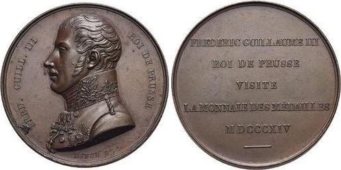 Bronze-medaille 1814 Brandenburg-Preussen Pruisen Friedri..., Postzegels en Munten, Penningen en Medailles, Verzenden