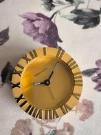 Wekker - TIffany & Co. Table Clock Atlas Design Gold Colour, Antiek en Kunst, Antiek | Klokken