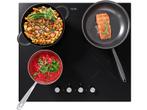 Etna - Inductie Kookplaat - Zwart, Verzenden, Nieuw, Inductie, 4 kookzones