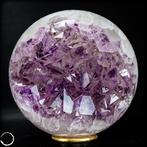 Natuurlijke amethist Kogel - van de hoogste kwaliteit,, Verzamelen, Mineralen en Fossielen