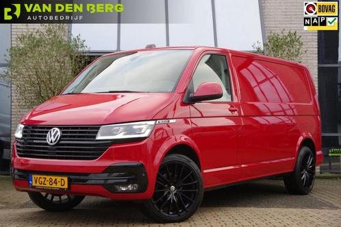 Volkswagen Transporter 2.0 TDI L2 BULLI 150PK AUT. LED, ADAP, Auto's, Volkswagen, Dealer onderhouden, Lease, Zwart, Automaat, Overige carrosserieën
