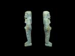 Oud-Egyptisch Faience Shabti voor Pa-ef-Iwoe