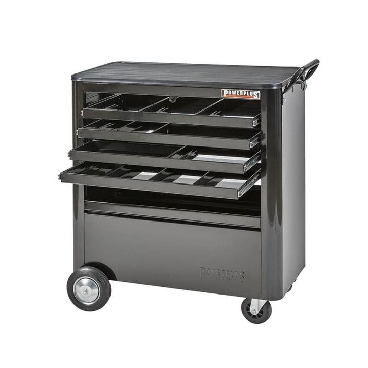 Gereedschapswagen zwart - 4 laden tweezijdig te openen -, Doe-het-zelf en Verbouw, Gereedschap | Handgereedschap, Ophalen of Verzenden