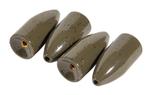 Ultimate Brass Bullet Weight Green Pumpkin 10.6 4pcs, Verzenden, Nieuw, Vislijn