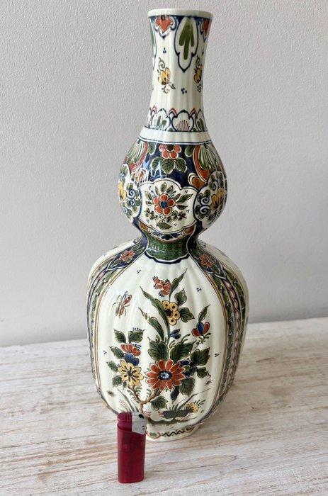De Porceleyne Fles, Delft - Dubbele kalebas vaas - Keramiek, Antiek en Kunst, Antiek | Glas en Kristal