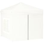Partytent inklapbaar met zijwanden 2x2 m wit (Partytenten), Verzenden, Nieuw, 2 meter of meer, Partytent