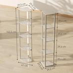 TRUUSK LED Staande Lamp met Hoekplank - Dimbaar - 4 Planken, Verzenden, Nieuw