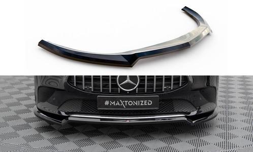 Voorspoiler V.1 Mercedes Benz CLA C118 Maxton Glans Zwart, Auto-onderdelen, Carrosserie en Plaatwerk, Ophalen of Verzenden