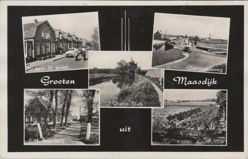 MAASDIJK - Meerluik Groeten uit Maasdijk, Verzamelen, Ansichtkaarten | Nederland, Verzenden