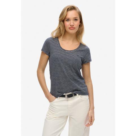 Superdry Shirt met korte mouwen SCOOP NECK TEE, Kleding | Dames, T-shirts, Nieuw, Verzenden