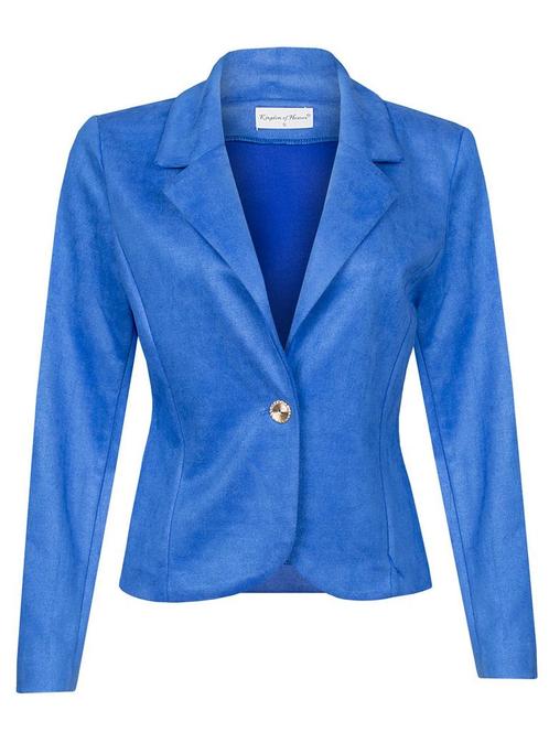 Blazer Simone Blauw S (36), damesjasje, Kleding | Dames, Jasjes, Kostuums en Pakken, Verzenden