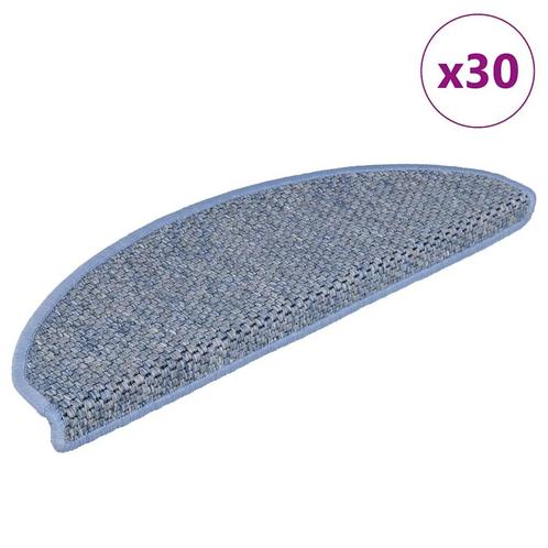 vidaXL Trapmatten zelfklevend Sisal-Look 30 st 65x21x4 cm, Doe-het-zelf en Verbouw, Ladders en Trappen, Nieuw, Verzenden