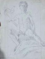 Antonio Mancini (1852-1930), Attr. - Studio, Antiek en Kunst