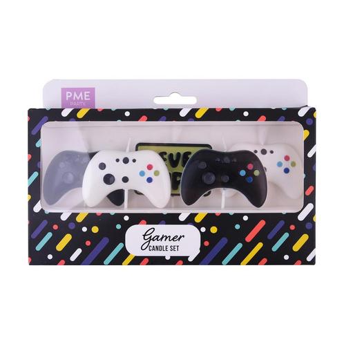 PME Taartkaarsjes Gamer Set/5, Hobby en Vrije tijd, Taarten en Cupcakes maken, Nieuw, Verzenden
