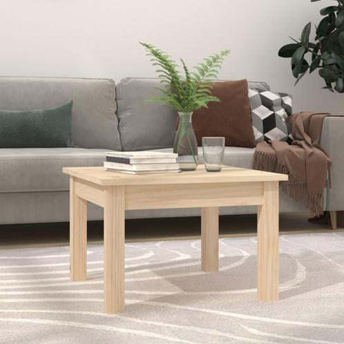vidaXL Salontafel 45x45x30 cm massief grenenhout, Huis en Inrichting, Tafels | Salontafels, 50 tot 100 cm, Nieuw, Grenenhout, Minder dan 50 cm