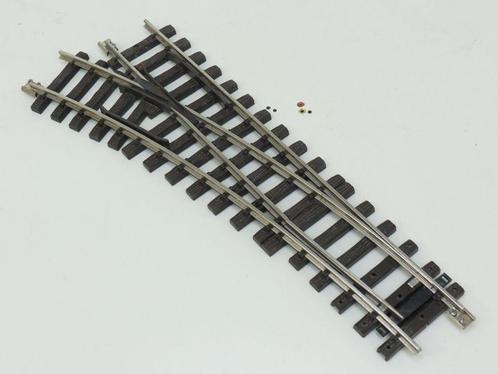 LGB 14615 Weiche, vernickelt, links, R3, 22,5° Schroefbar.., Hobby en Vrije tijd, Modeltreinen | Overige schalen, Rails, Gebruikt