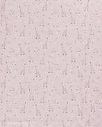 Poplin Katoen Giraffen Licht Roze, Nieuw, Roze