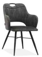 Eetkamerstoel Jewel - eetkamerstoelen - Grijs, Nieuw, Grijs, Overige materialen