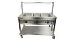 Bain Marie Wagen BT3 | 3x 1/1 GN | Met Aftapkranen | 2kW |, Verzenden, Nieuw in verpakking