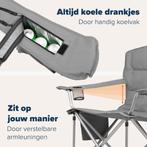 2dekans | TRVLMORE Campingstoel - Opvouwbaar - XL -, Huis en Inrichting, Stoelen, Ophalen of Verzenden, Zo goed als nieuw, Grijs