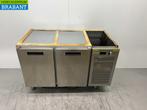 RVS Afinox Koelwerkbank 2 deuren 125,5 cm Bj. 2021 230V, Ophalen of Verzenden, Gebruikt