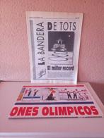 Juegos Olimpicos Barcelona 1992. Bandera original., Verzamelen, Nieuw
