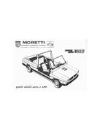 197? MORETTI FIAT 127 MINIJEEP LEAFLET ITALIAANS, Boeken, Auto's | Folders en Tijdschriften, Nieuw, Author