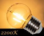 LED Filament kogellamp 1W - transparant - 2200K, Nieuw, Verzenden