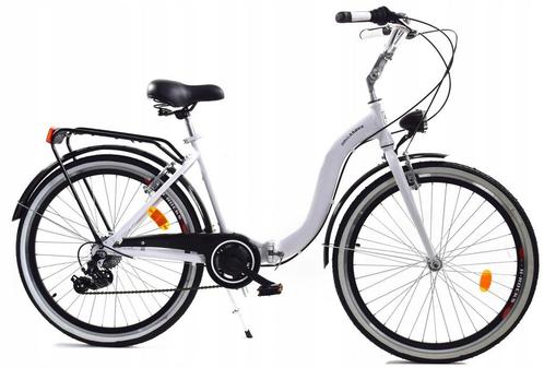Vouwfiets - 26 inch - met 7 versnellingen - wit zwart, Fietsen en Brommers, Fietsen | Vouwfietsen, Nieuw, Ophalen of Verzenden